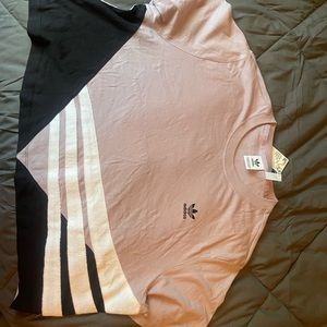 Adidas cropped t shirt.